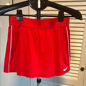 Nike Red Golf Tennis Skirt with White Trim